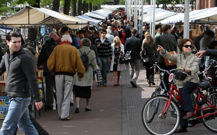 Amsterdamse marktmeesters geschorst. Foto ANP