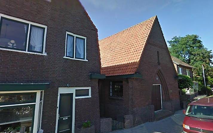 Het gebouw van de oud gereformeerde gemeente te Harderwijk aan de Korte Hogeweg 4. Foto RD