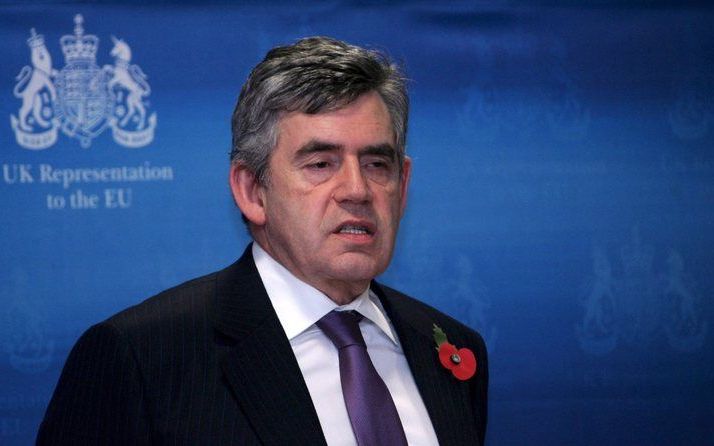 De Britse premier Gordon Brown. Foto EPA