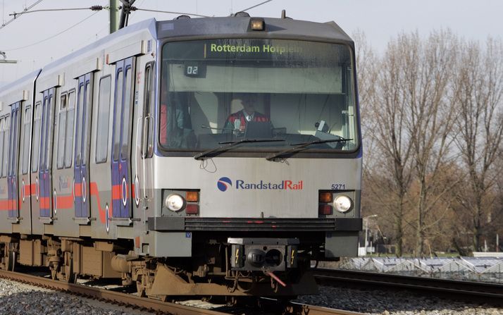 ROTTERDAM - In de bouwkuip van het metrostation voor RandstadRail bij Rotterdam-Centraal is maandag lekkage ontstaan. Foto ANP