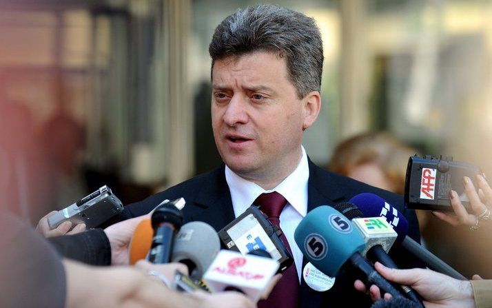 SKOPJE – Gjorge Ivanov van de regerende nationaalconservatieve regeringspartij VRMO-DPMNE wordt de nieuwe president van Macedonië. Foto EPA