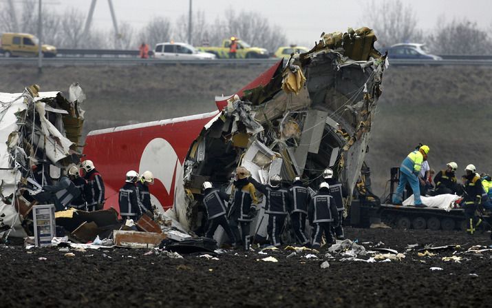 Rampplek crash Turkish Airlines. Foto ANP