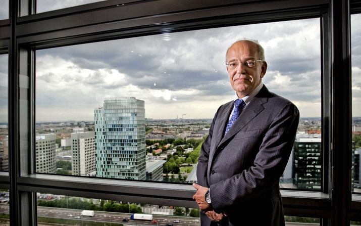 AMSTERDAM - Portret van Gerrit Zalm, bestuursvoorzitter van ABN AMRO dinsdag in Amsterdam. ABN AMRO wil vooral banen schrappen bij het kantorennetwerk en het hoofdkantoor. Foto ANP