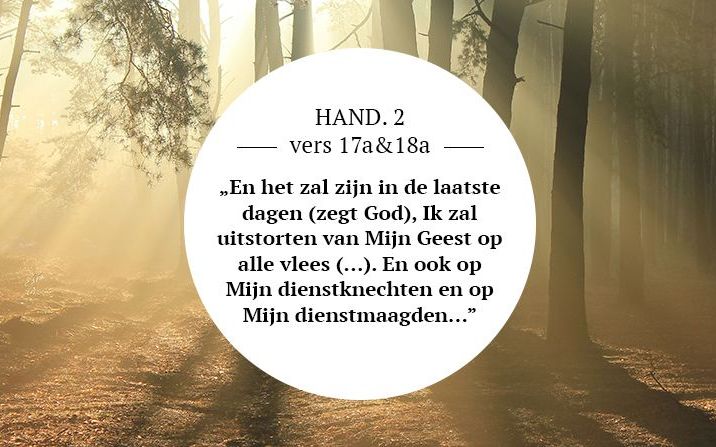 Meditatie week 27 | Hand. 2 vers 17a en 18a