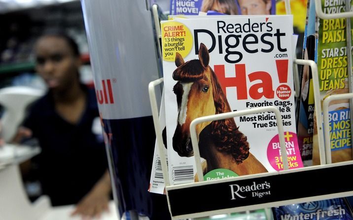 WASHINGTON – Readers Digest, uitgever van naar eigen zeggen het maandblad met de grootste oplage ter wereld, heeft maandag in de Verenigde Staten uitstel van betaling aangevraagd. Dat gebeurde in overleg met de belangrijkste geldschieters, zo heeft het bl