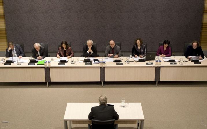 Henk Brouwer vrijdag voor de commissie-De Wit. Foto ANP