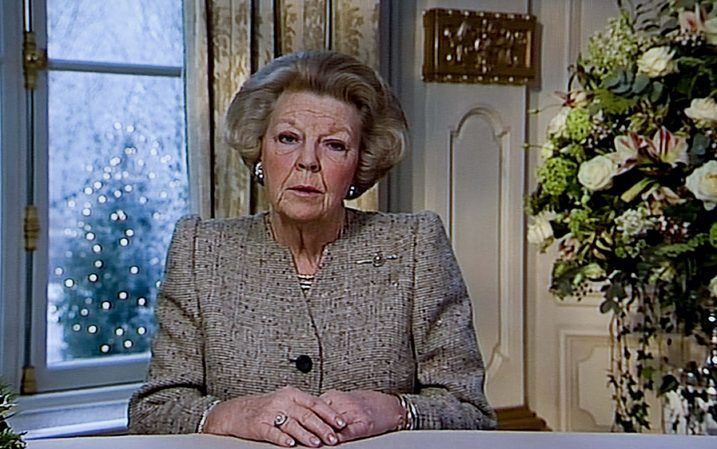 RIJSWIJK - Koningin Beatrix heeft in haar kersttoespraak de individualisering en onverdraagzaamheid aan de kaak gesteld. Foto ANP