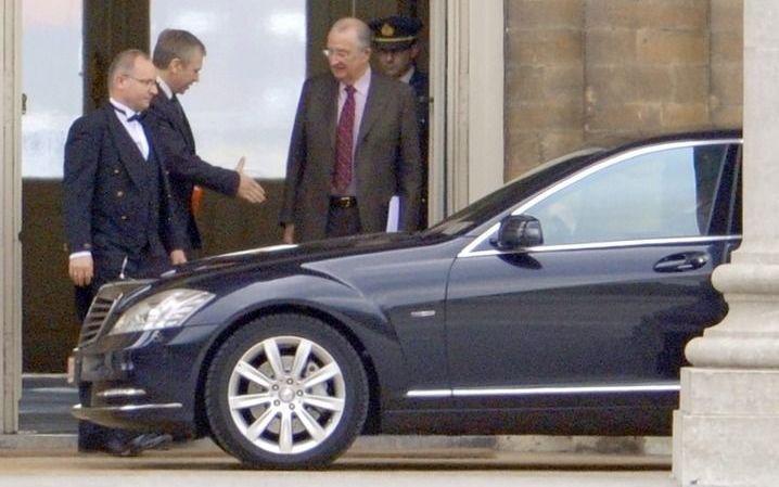 BRUSSEL - De Belgische koning Albert II aanvaardde het ontslag nadat een bemiddelaar eerder maandag op eigen verzoek van zijn taak werd ontheven. Foto EPA