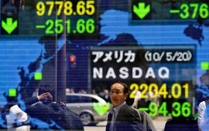 De beurzen op Wall Street zijn maandag met een klein verlies aan de handel begonnen. Foto EPA