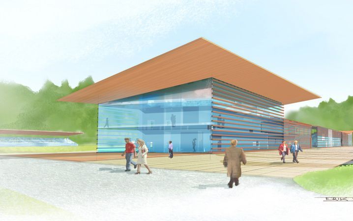 WAGENINGEN – Een artist’s impression van het Future Center Wageningen. Bezorgde bewoners zijn bang voor een nieuw bedrijventerrein, wethouder Kroes snapt de ophef niet. Donderdagavond velt de gemeenteraad een oordeel over de plannen. Illustratie BNA Archi