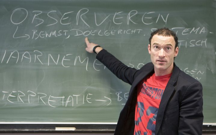 Middelbare scholen hoeven straks nog maar duizend lesuren te verzorgen. Foto ANP