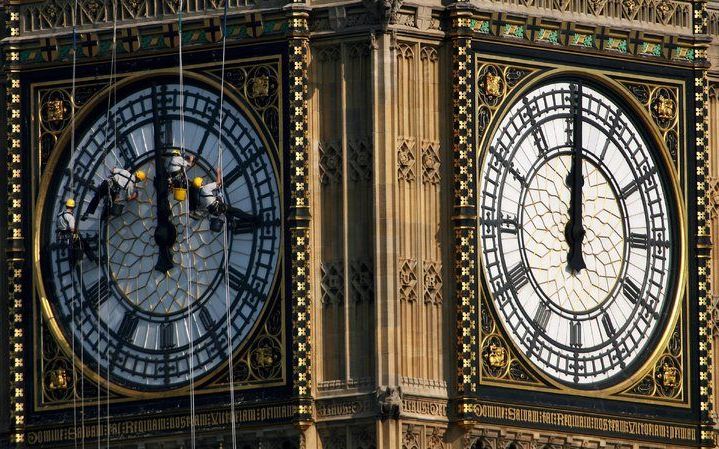 Big Ben viert 150–jarig bestaan. Foto EPA