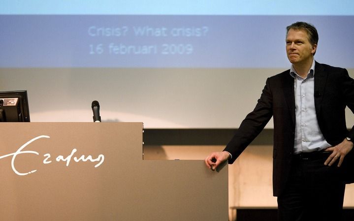 Minister Bos houdt maandag een gastcollege op de Erasmus Universiteit Rotterdam. Foto ANP