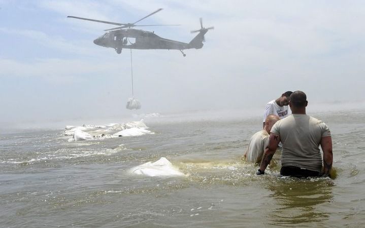 ANCHORAGE – De olieramp in de Golf van Mexico heeft twijfel gezaaid over de plannen van Shell om voor de kust van Alaska te boren naar olie. Foto EPA