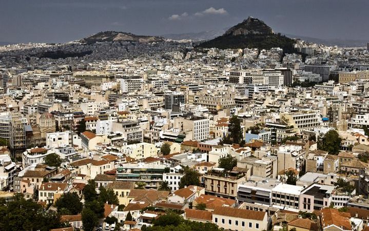 Athene, gezien vanaf de Acropolis. Foto EPA