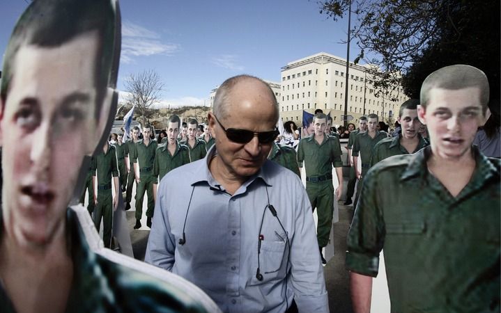 GILAD SHALIT ...al drieënhalf jaar gevangen... Foto EPA