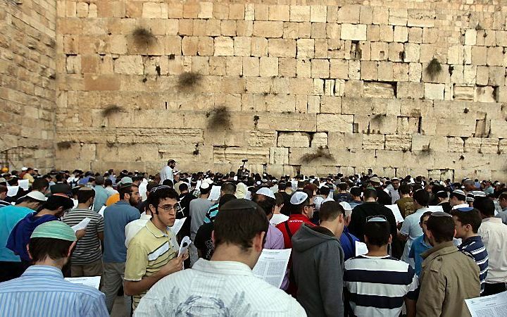 De Klaagmuur in Jeruzalem. Foto EPA