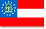 De vlag van Georgia. beeld RD