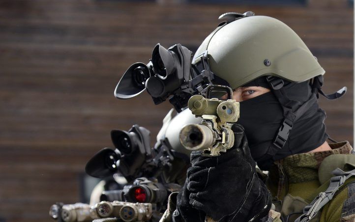 Leden van de Franse anti-terreureenheid GIGN in Versailles, juli 2013. beeld AFP