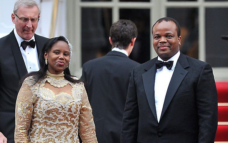 Mswati III van Swaziland (R). Foto EPA