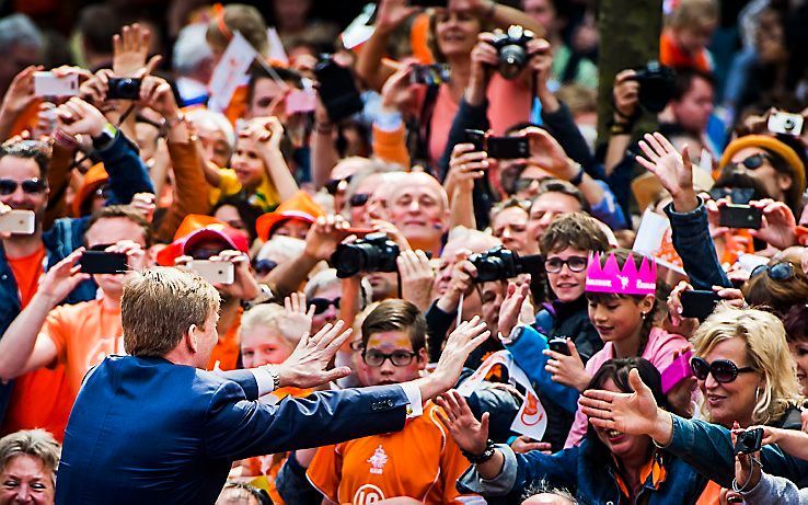 Koning Willem-Alexander, afgelopen zaterdag in Amstelveen. Foto ANP