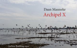 De omslag van een cd bestaat uit een foto waarop een watervlakte met vliegende vogels is te zien.