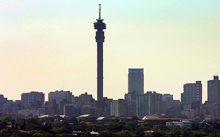 Zicht op Johannesburg. Foto EPA