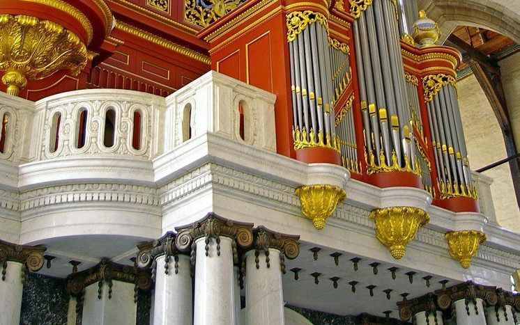 Het orgel van de Laurenskerk in Rotterdam. beeld RD