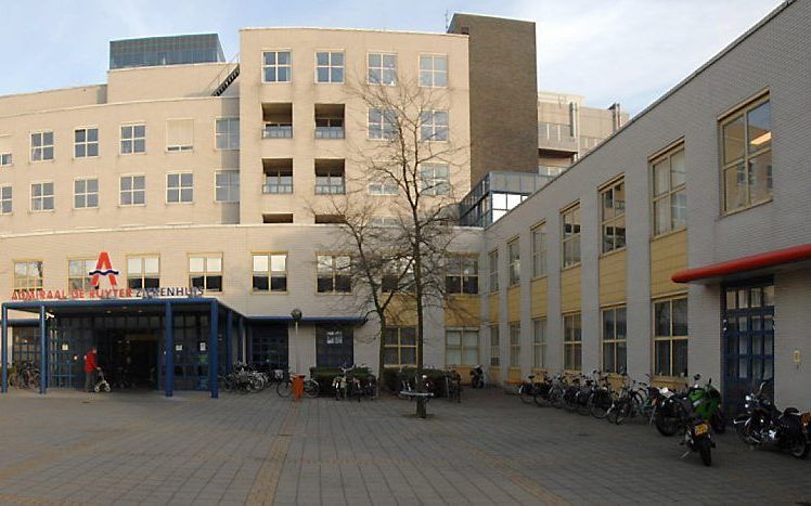 De voorkant van het Admiraal de Ruyterziekenhuis in Vlissingen. foto Admiraal de Ruyterziekenhuis