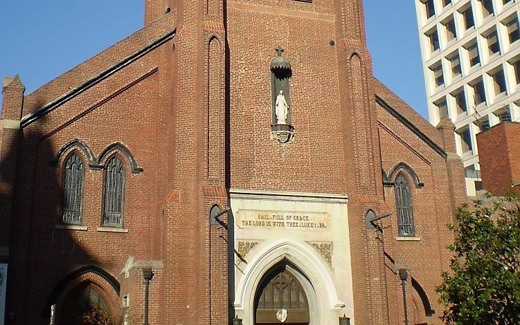 De Heilige Mariakathedraal in San Francisco. Foto Wikimedia