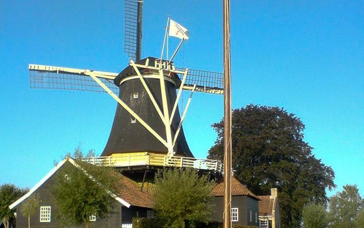 Enterse zomp bij de Pelmolen in Rijssen. Don F. Westerheijden