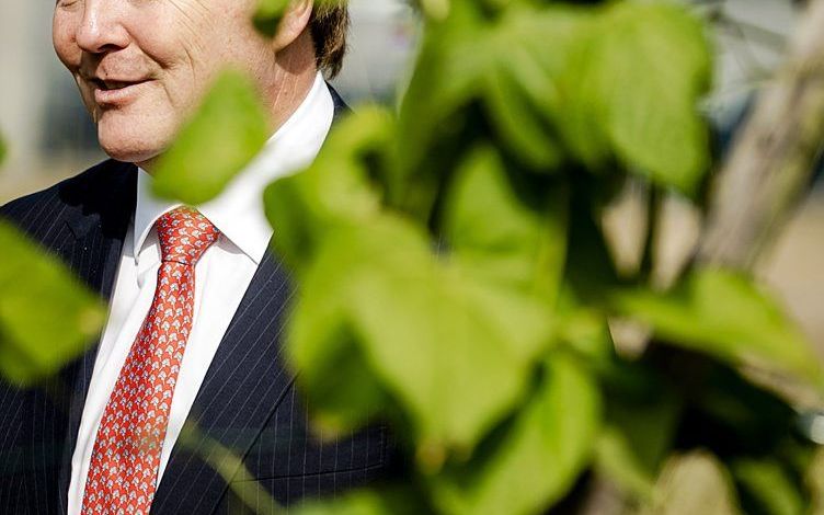 Koning Willem-Alexander in Apeldoorn. beeld ANP