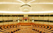 De grote vergaderzaal in het Europees Parlement. beeld ANP