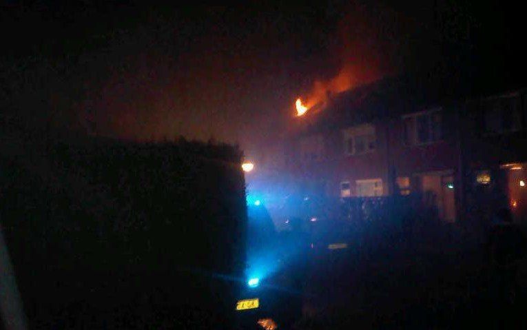 Brand aan het Mulderslag. Foto Henk Monster