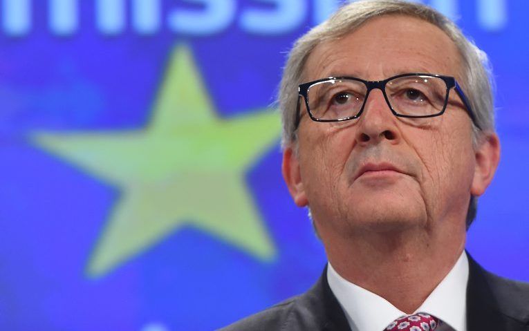 De president van de Europese Commissie, Juncker, pleit voor de vorming van een Europees leger. beeld AFP