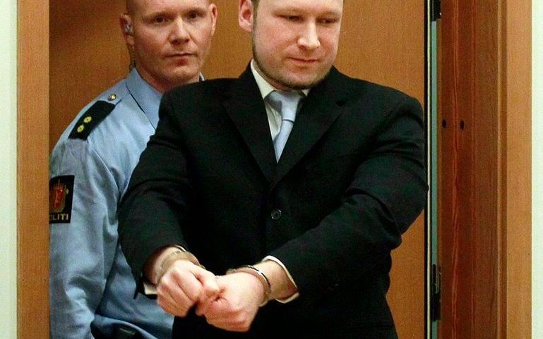 Anders Behring Breivik. Foto EPA