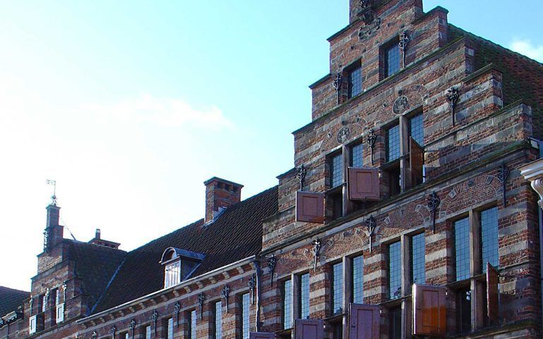 Het universiteitsgebouw in Groningen. beeld Wikimedia