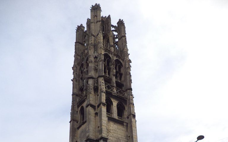 Voormalige kerk in het Franse Rouen, tegenwoordig in gebruik als expositieruimte. Beeld RD