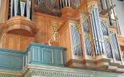Het Metzlerorgel in de Grote Kerk in Den Haag. beeld Stichting Orgelconcerten Grote Kerk Den Haag
