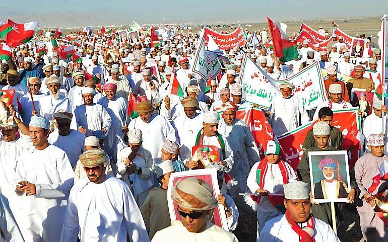 Protest in Oman. Foto EPA