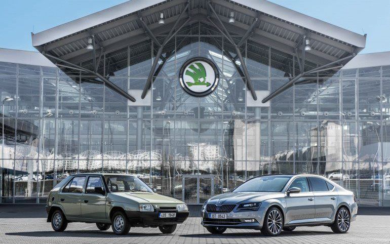 Skoda is zaterdag 25 jaar onderdeel van Volkswagen. beeld Skoda