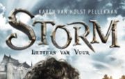 Storm. Letters van vuur. beeld Aerial