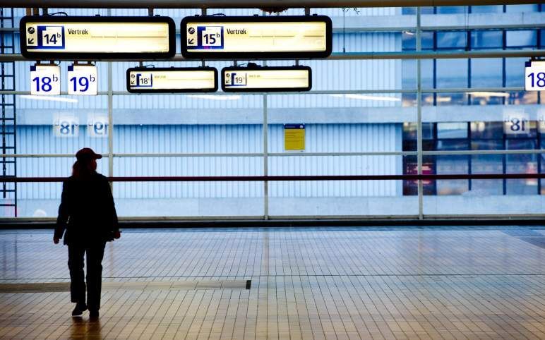 Hinder op het spoor nadat vorige week brand uitbrak in de Verkeersleidingspost. Foto ANP