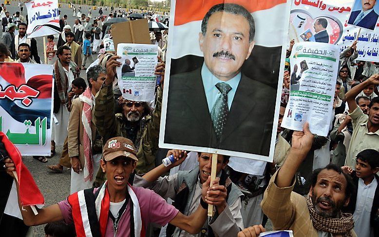 Saleh wil na een herstelperiode terug naar Jemen.  Foto EPA