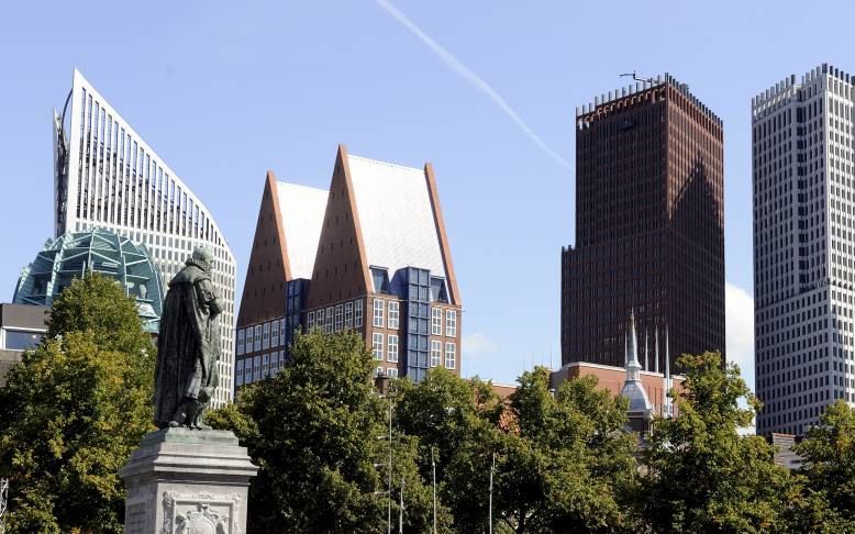 „Een land krijgt een bestuur dat het verdient of dat God voor dat land nodig acht.” Beeld: De overheidsdepartementen in Den Haag. beeld ANP