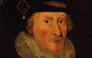 Koning Jacobus I (1566-1625) gaf in 1604 opdracht voor een nieuwe overzetting van de Bijbel in het Engels. Foto RD