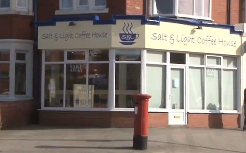 Salt & Light Coffee House in Blackpool. Foto screenshot YouTube