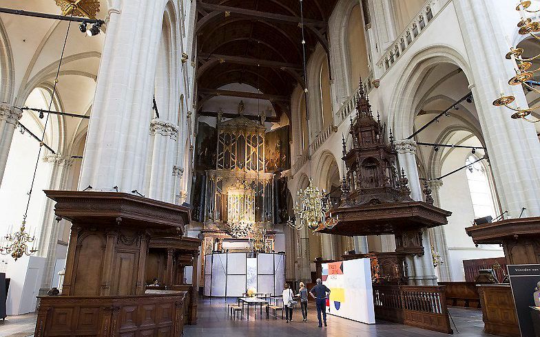 Het orgel in de Nieuwe Kerk in Amsterdam. beeld RD, Anton Dommerholt