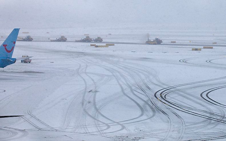 Wit Schiphol in december 2012. Foto ANP