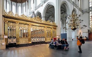 Het koorhek in de Nieuwe Kerk in Amsterdam. Foto ANP XTRA